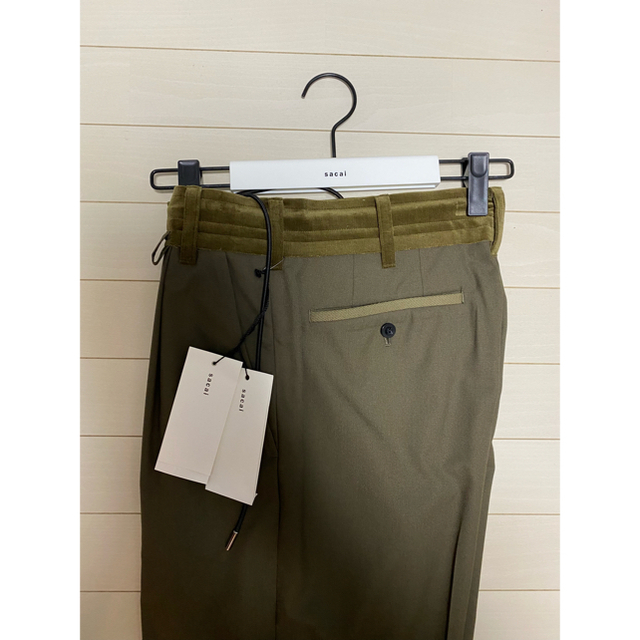 sacai - 新品 sacai Suiting Pants 21ss カーキ サイズ3 サカイの通販