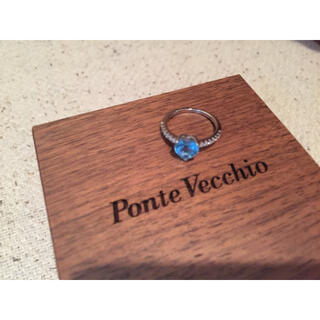 ポンテヴェキオ(PonteVecchio)の正規保証　ポンテヴェキオ　WG レア　リング　ブルー(リング(指輪))