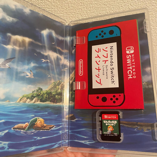 Nintendo Switch(ニンテンドースイッチ)の【中古良品】Switch ゼルダの伝説　夢をみる島 エンタメ/ホビーのゲームソフト/ゲーム機本体(家庭用ゲームソフト)の商品写真