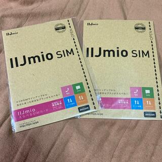 IIJ mio SIM エントリーパッケージ　2枚(その他)