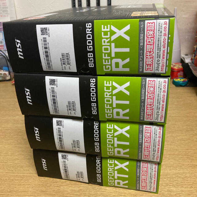 お見舞い 新品未開封 geforce rtx 3060 ti LHR 4枚set PCパーツ