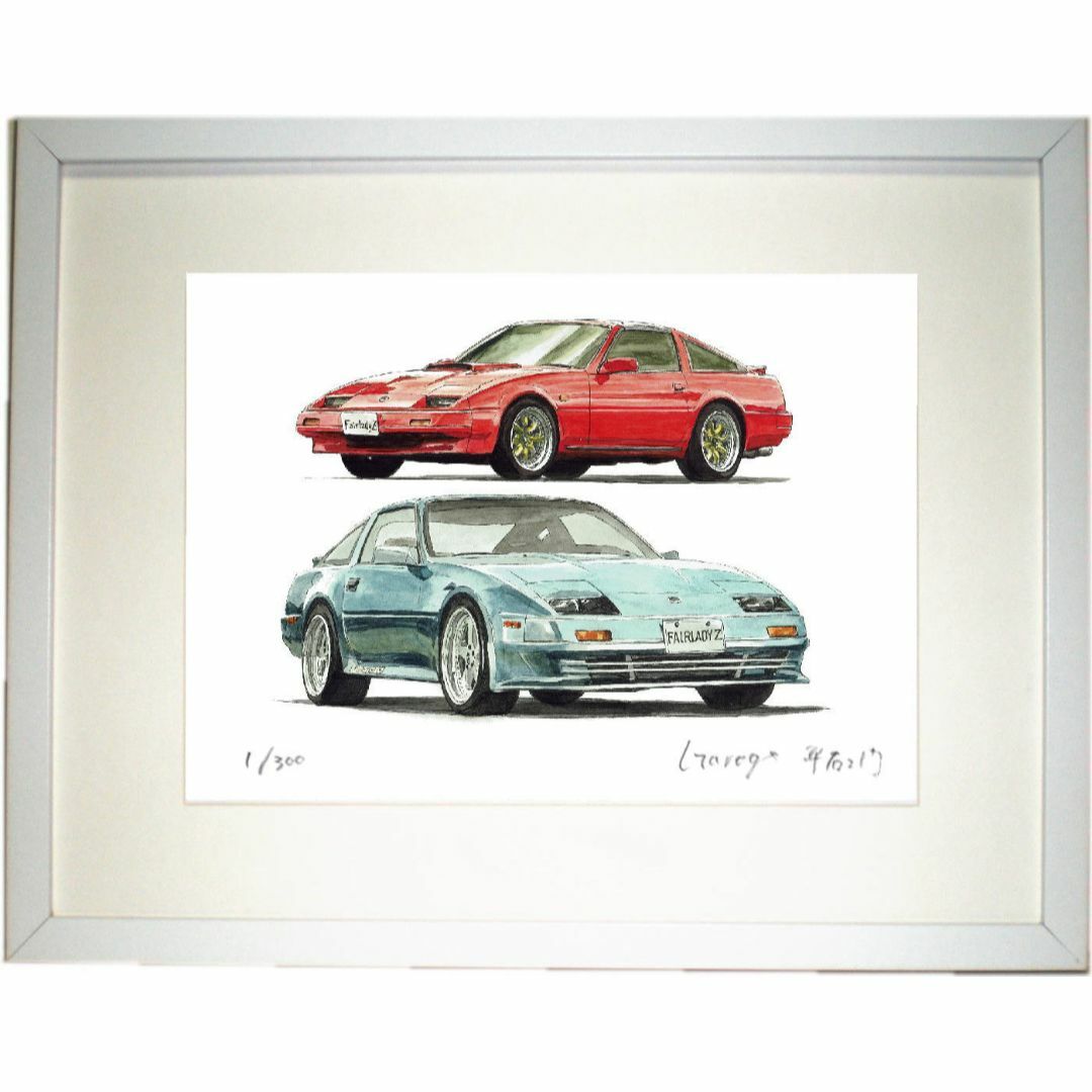 日産 - NC-772 ZR-Ⅱ/300ZX Z31限定版画サイン額装作家平右ヱ門 日産 - NC-772 ZR-Ⅱ/300ZX Z31限定版画サイン額装作家平右ヱ門
