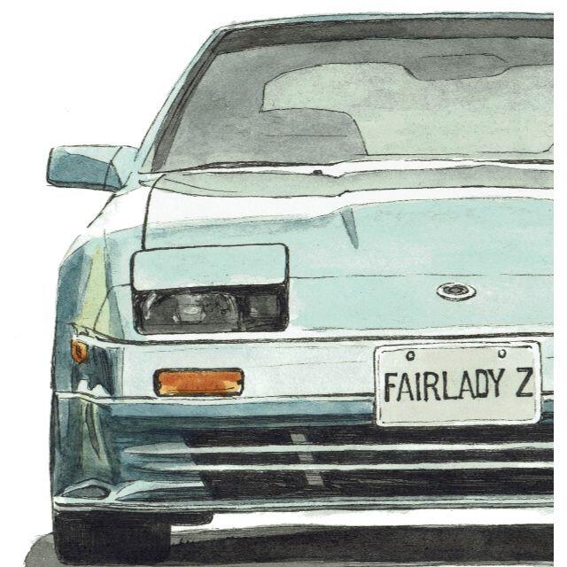 NC-774 300ZX Z31/ZR-Ⅱ限定版画サイン額装作家平右ヱ門