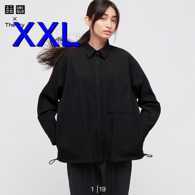 ユニクロ　セオリー　ストレッチシャツジャケット　XXL