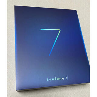 ゼンフォン(ZenFone)の【新品未開封】ASUS ZenFone 7 オーロラブラック ZS670KS(スマートフォン本体)