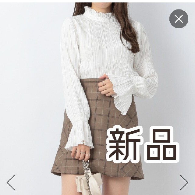 heather - 【heather】ネックフリルブラウスの通販 by あお's shop