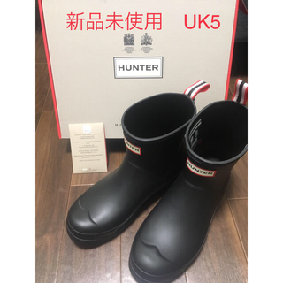 ハンター(HUNTER)のHUNTER ハンター プレイショート　ブラック　UK5 24.0cm(レインブーツ/長靴)