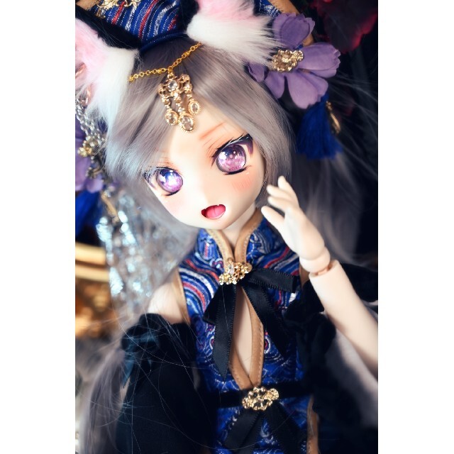 VOLKS(ボークス)のMDD DD ドルフィードリーム 20ミリ レジンアイ ピンクパープル ハンドメイドのぬいぐるみ/人形(人形)の商品写真