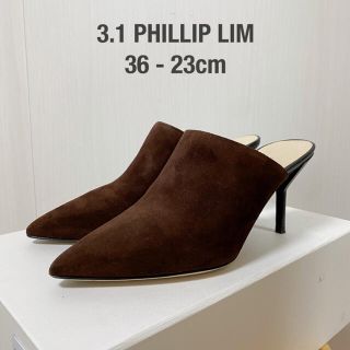 スリーワンフィリップリム(3.1 Phillip Lim)の3.1 Phillip Lim KIDDIE Mule スウェードミュール 36(ミュール)