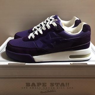 A BATHING APE BAPESTA ROADSTA PURPLE 26(スニーカー)