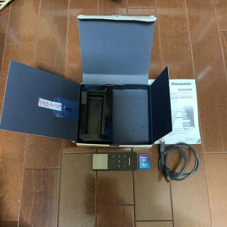 パナソニック(Panasonic)のd-snap   sv-sd850n-k 録音ケーブル付(ポータブルプレーヤー)