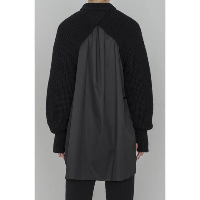 HYKE(ハイク)のHYKE RIBBED SLEEVES セーター　ハイク　ボレロ リブ ニット レディースのトップス(ニット/セーター)の商品写真