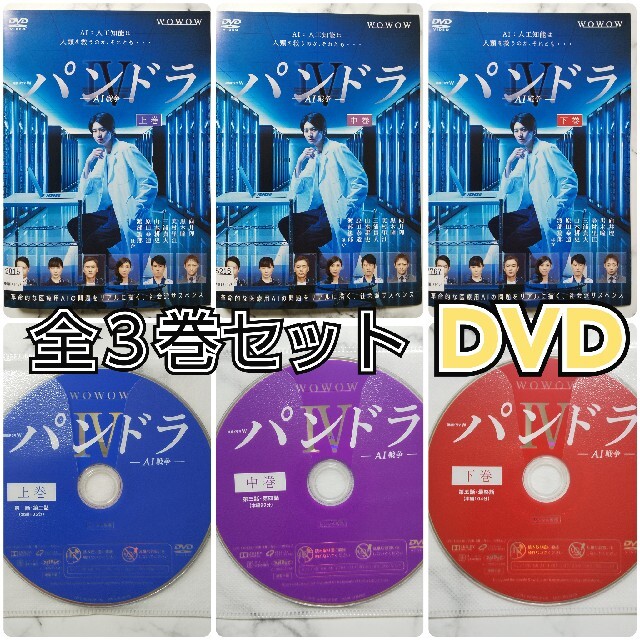 向井理★ 黒木瞳 連続ドラマW『パンドラIV AI戦争』レンタル落ちDVD★全巻