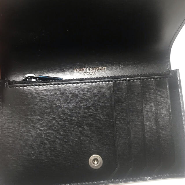 Saint Laurent(サンローラン)の値下げサンローラン  真正証明つき　二つ折り財布 メンズのファッション小物(折り財布)の商品写真