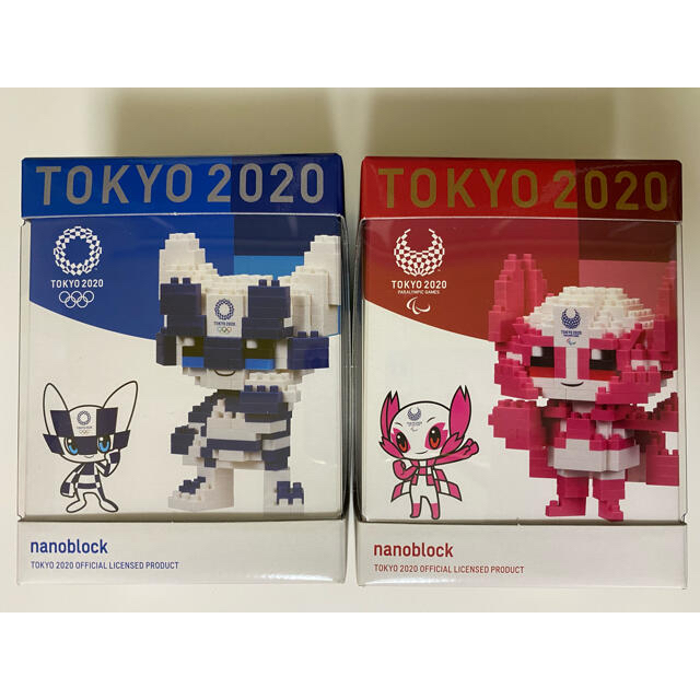 ナノブロック　ミライトワ　ソメイティ　東京オリンピック　未開封　新品　計４個