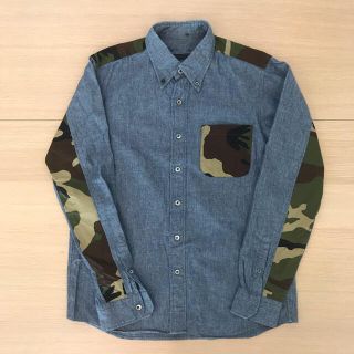 ソフ(SOPH)のSOPHNET.  ソフ　カモフラージュ　シャンブレー　BD OX シャツ 長袖(シャツ)