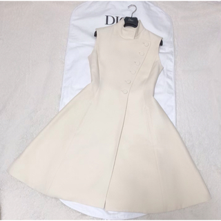 Christian Dior - dior☆コートワンピースの通販 by m｜クリスチャン ...