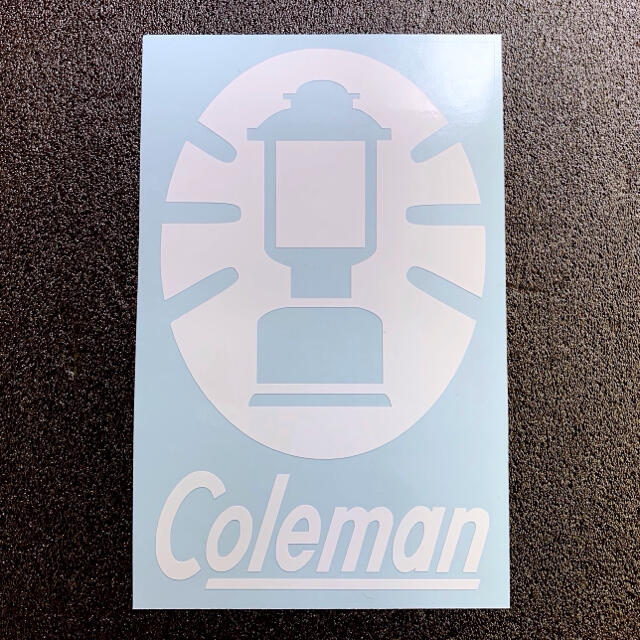 Coleman(コールマン)の《3色有》 COLEMAN ランタンロゴ 転写ステッカー コールマン -6 自動車/バイクの自動車(車外アクセサリ)の商品写真