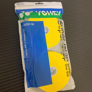 ヨネックス(YONEX)のYONEXヨネックスウエットスーパーグリップテープ 黄色 ３０本入り 新品未使用(その他)