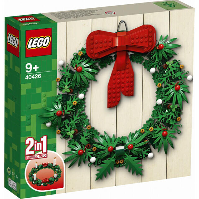 Lego(レゴ)の【新品】LEGO  レゴ　クリスマスリース　2in1 エンタメ/ホビーのおもちゃ/ぬいぐるみ(その他)の商品写真