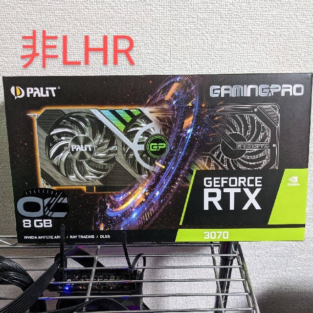 PC/タブレットPalit RTX3070 Gaming Pro 8GB 非LHR