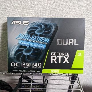 エイスース(ASUS)の【中古】ASUS RTX3060 + DPダミー(PCパーツ)