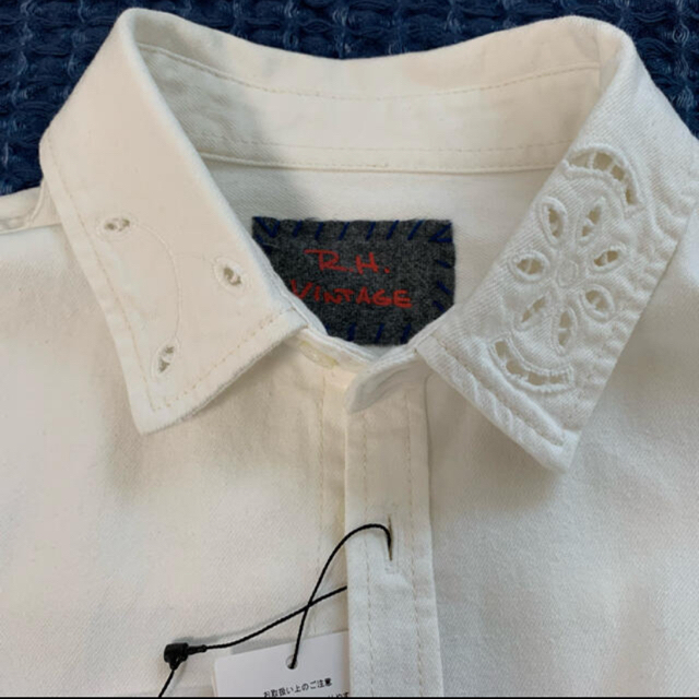 R.H. Vintage ホワイトビッグシャツ　新品　ロンハーマン