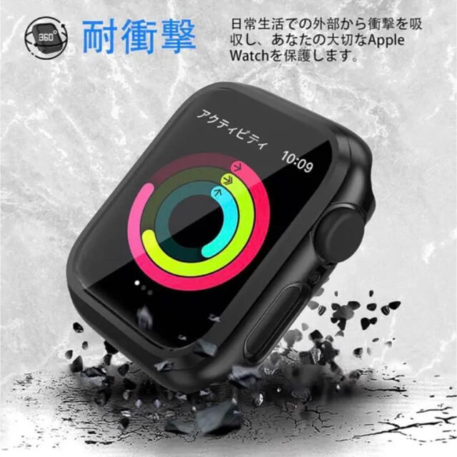 Apple Watch(アップルウォッチ)の本日限り！ワンコイン　AppleWatch 保護カバー　40㎜ メンズの時計(腕時計(デジタル))の商品写真