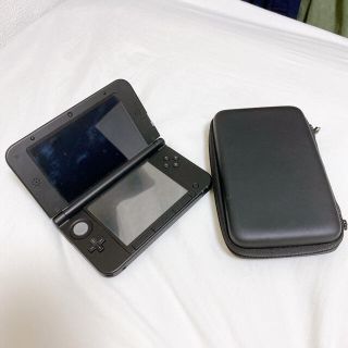 ニンテンドー3DS(ニンテンドー3DS)のニンテンドー3DS LL ブラック ケース付き(携帯用ゲーム機本体)