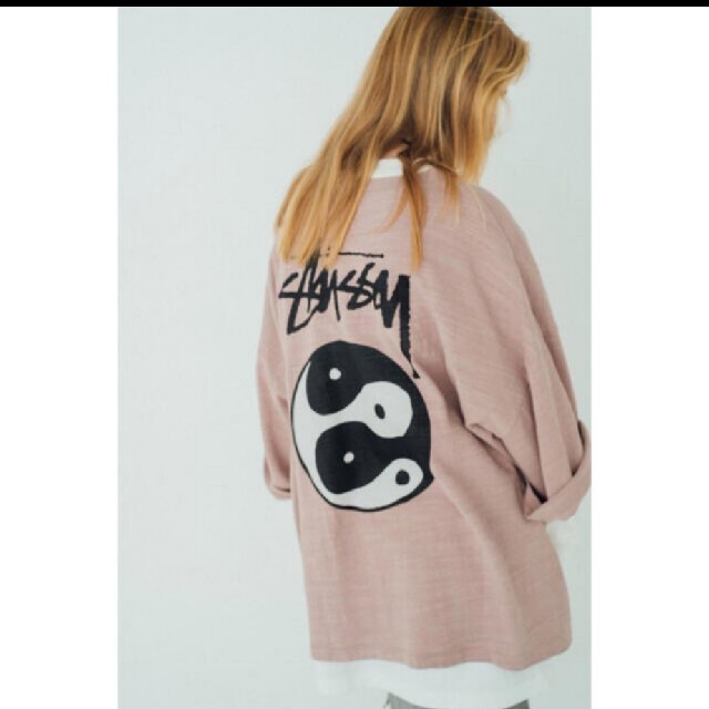 STUSSY(ステューシー)のSTUSSY七分袖ロンT レディースのトップス(Tシャツ(長袖/七分))の商品写真