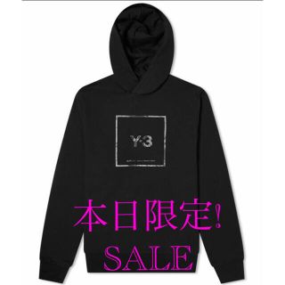 ワイスリー(Y-3)の新品Y-3 パーカ  U SQUARE LABEL GRAPHIC HOODIE(パーカー)