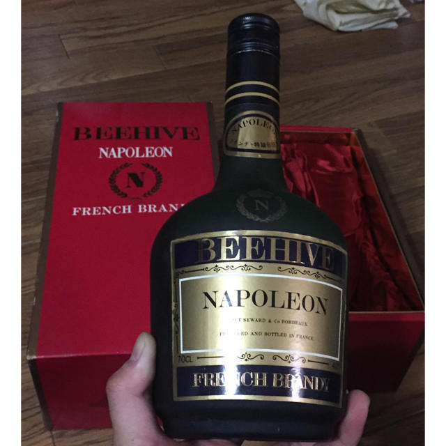 FRENCH BRANDY NAPOLEON 古酒 箱付き 新品未開封 食品/飲料/酒の酒(蒸留酒/スピリッツ)の商品写真