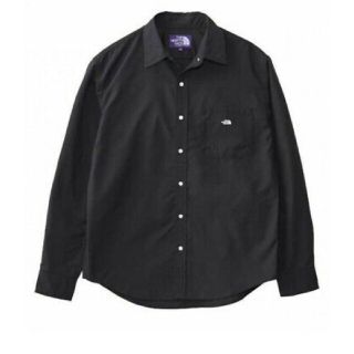 ザノースフェイス(THE NORTH FACE)の未使用　COTTON　Polyester Pin Ox shirt　XL 黒(シャツ)