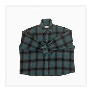 アレッジ(ALLEGE)の値下げ　Wool cashmere check shirt 21aw(シャツ)