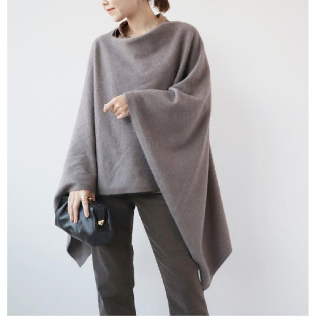 Plage FOX ポンチョ ファーニット