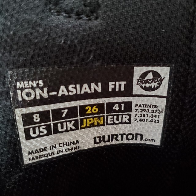 BURTON(バートン)のM様専用 BURTON ION スノーボードブーツ 26cm スポーツ/アウトドアのスノーボード(ブーツ)の商品写真