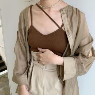 トゥデイフル(TODAYFUL)のasymmetry camisole(キャミソール)