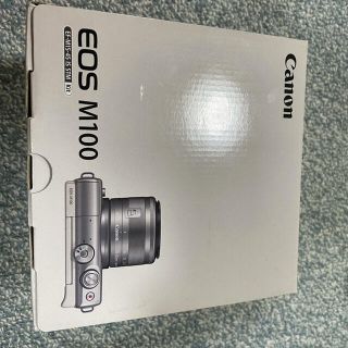 キヤノン(Canon)のCanon  EOS M100 レンズセット　グレー(ミラーレス一眼)