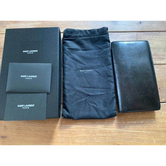 サンローラン パリ【Saint Laurent Paris 】二つ折り長財布