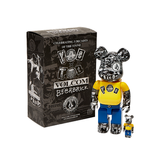 メディコムトイ(MEDICOM TOY)のBE@RBRICK VOLCOM 100% 400%　ベアブリック ボルコム(キャラクターグッズ)