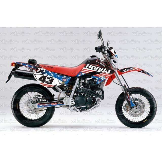 ホンダ(ホンダ)のXR250M 03-05 XR400M 05-06 デカール ステッカー 3 自動車/バイクのバイク(ステッカー)の商品写真