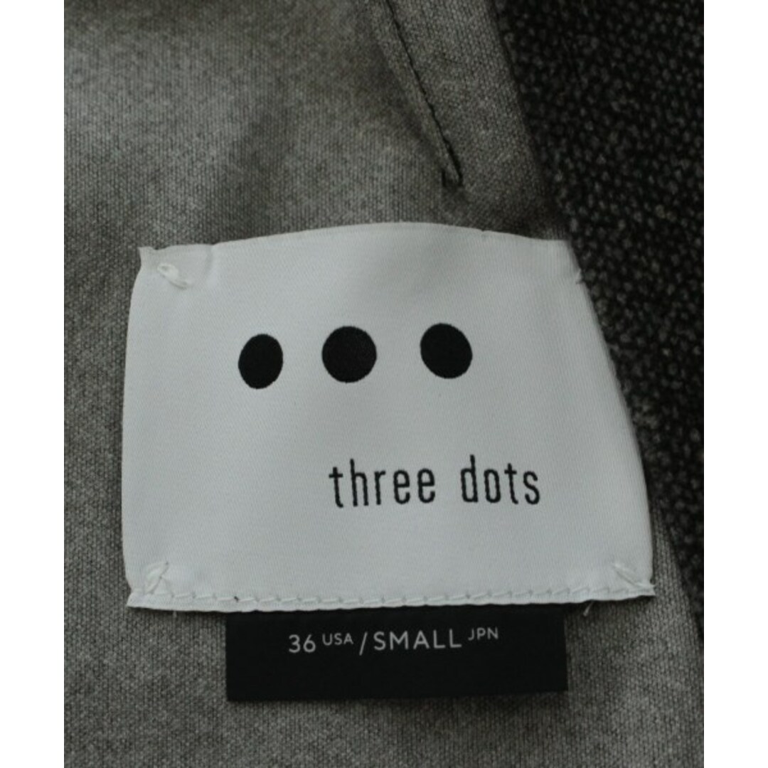 three dots(スリードッツ)のthree dots スリードッツ カジュアルジャケット S グレー 【古着】【中古】 メンズのジャケット/アウター(テーラードジャケット)の商品写真