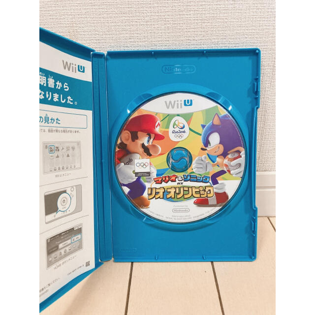 Wii U(ウィーユー)のマリオ＆ソニック AT リオオリンピック　ジャンク品 エンタメ/ホビーのゲームソフト/ゲーム機本体(家庭用ゲームソフト)の商品写真