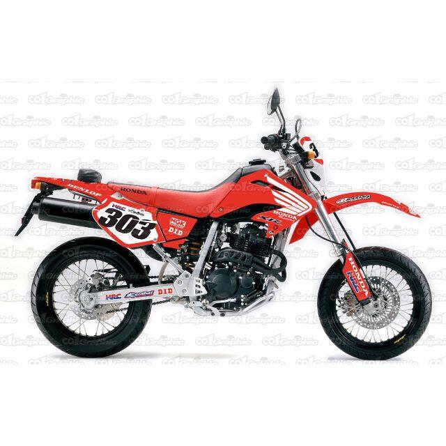 ホンダ(ホンダ)のXR250M 06-07 XR400M 07-08 デカール ステッカー 3 自動車/バイクのバイク(ステッカー)の商品写真