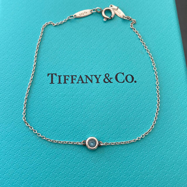 Tiffany & Co.(ティファニー)のlily様専用　ティファニー　バイザヤード　アクアマリン　ブレスレット レディースのアクセサリー(ブレスレット/バングル)の商品写真