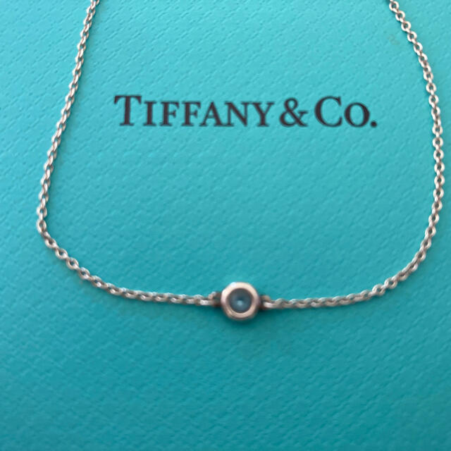 Tiffany & Co.(ティファニー)のlily様専用　ティファニー　バイザヤード　アクアマリン　ブレスレット レディースのアクセサリー(ブレスレット/バングル)の商品写真