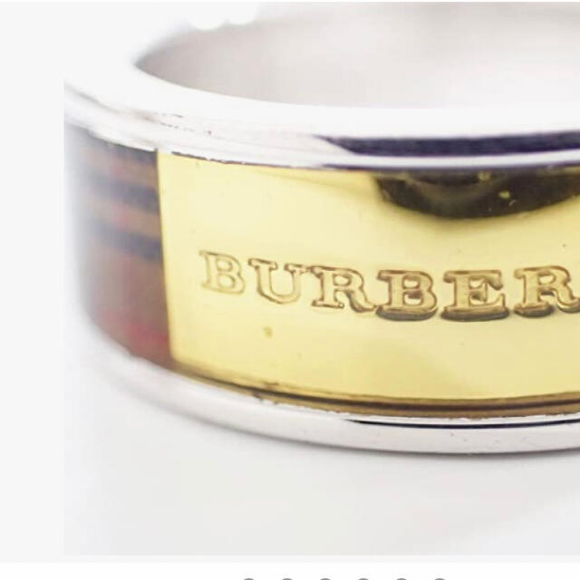 BURBERRY(バーバリー)のBURBERRY リング シルバー  箱付き カードつき レディースのアクセサリー(リング(指輪))の商品写真