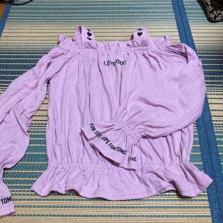 ラブトキシック(lovetoxic)のラブトキシック　トップス　Mサイズ　155cm(Tシャツ(長袖/七分))