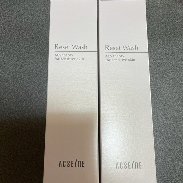 ACSEINE(アクセーヌ)のアクセーヌ リセットウォッシュ 2本セット 田中みな実さん愛用品 コスメ/美容のスキンケア/基礎化粧品(洗顔料)の商品写真