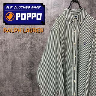 ラルフローレン(Ralph Lauren)の【ママ様専用】ラルフローレン☆ワンポイント刺繍ロゴロンドンストライプシャツ(シャツ)